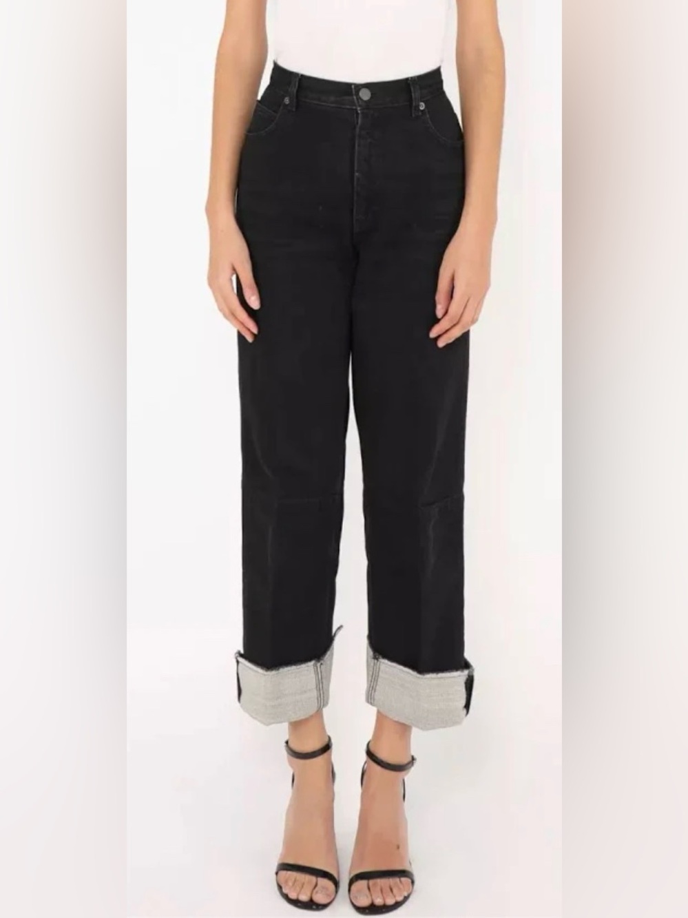 CELINE Phoebe Philo rare clean black denim jeans sz 40